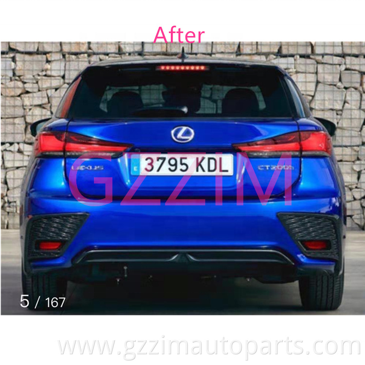 Car Accessories Sports Style TRD Grille Rear Bumper Body kit For Lexus CT 2017